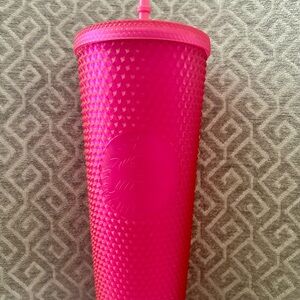 Starbucks Hot Pink Studded Tumbler